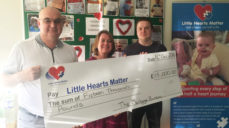 Mortgage Bureau raises £15,000 for LHM