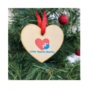 Wooden tree decoration